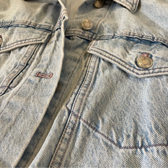 Zara Heart Denim Jacket M - L - Picture 10 of 11